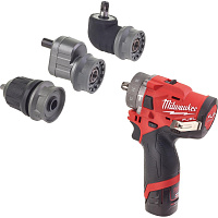 Дрель-шуруповерт ударная аккумуляторная Milwaukee M12 FPDXKIT-202X FUEL бесщеточная 2 АКБ x Li-ion (12В, 2 Ач)+ЗУ в кейсе (4933464138) фото Дрель-шуруповерт ударная аккумуляторная Milwaukee M12 FPDXKIT-202X FUEL бесщеточная 2 АКБ x Li-ion (12В, 2 Ач)+ЗУ в кейсе (4933464138)