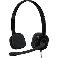 Гарнитура проводная Logitech H151 (981-000589) фото Гарнитура проводная Logitech H151 (981-000589)