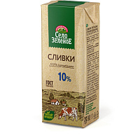 Сливки Село Зеленое стерилизованные 10% 200 г фото Сливки Село Зеленое стерилизованные 10% 200 г
