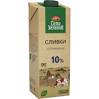Сливки Село Зеленое стерилизованные 10% 1 кг фото Сливки Село Зеленое стерилизованные 10% 1 кг