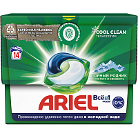 Капсулы для стирки Ariel Горный родник (14 штук в упаковке) фото Капсулы для стирки Ariel Горный родник (14 штук в упаковке)