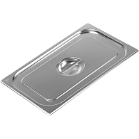 Крышка для гастроёмкости GN 1/1 53х32.5 см нержавеющая сталь фото Крышка для гастроёмкости GN 1/1 53х32.5 см нержавеющая сталь