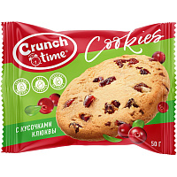 Печенье сдобное Crunch Time Cookies с клюквой (14 штук по 50 г) фото Печенье сдобное Crunch Time Cookies с клюквой (14 штук по 50 г)