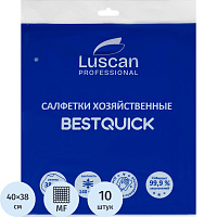Салфетки хозяйственные Luscan Professional BESTQUICK 38х40 см голуб 10шт/уп фото Салфетки хозяйственные Luscan Professional BESTQUICK 38х40 см голуб 10шт/уп