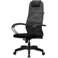 Кресло для руководителя Easy Chair SU-B-8 серое/черное (ткань, пластик) фото Кресло для руководителя Easy Chair SU-B-8 серое/черное (ткань, пластик)