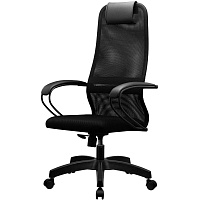 Кресло для руководителя Easy Chair SU-B-8 черное (ткань, пластик) фото Кресло для руководителя Easy Chair SU-B-8 черное (ткань, пластик)