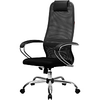 Кресло для руководителя Easy Chair SU-B-8 серое/черное (ткань, сталь) фото Кресло для руководителя Easy Chair SU-B-8 серое/черное (ткань, сталь)