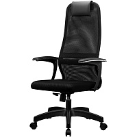 Кресло для руководителя Easy Chair SU-B-8 черное (ткань, пластик) фото Кресло для руководителя Easy Chair SU-B-8 черное (ткань, пластик)