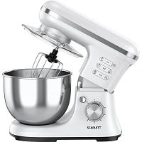 Миксер SCARLETT SC-SM10S50, планетарный, 1400Вт, белый