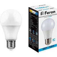 Лампа светодиодная Feron LB-93 12 Вт Е27 А60 6400 К 1100 Лм (25490) фото Лампа светодиодная Feron LB-93 12 Вт Е27 А60 6400 К 1100 Лм (25490)