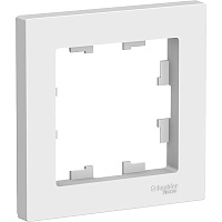 Рамка 1 пост Systeme Electric AtlasDesign белая (1240124) фото Рамка 1 пост Systeme Electric AtlasDesign белая (1240124)