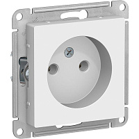 Розетка Systeme Electric AtlasDesign одноместная без заземления 16А IP20 с рамкой скрытого монтажа белая (1240145) фото Розетка Systeme Electric AtlasDesign одноместная без заземления 16А IP20 с рамкой скрытого монтажа белая (1240145)