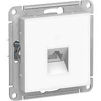 Розетка Systeme Electric AtlasDesign с рамкой скрытого монтажа белая (1240160) фото Розетка Systeme Electric AtlasDesign с рамкой скрытого монтажа белая (1240160)