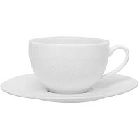 Кофейная пара Tudor England Royal Sutton фарфоровая 90 мл (6 штук в упаковке)