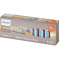 Батарейка AA пальчиковая Philips Entry (20 штук в упаковке) фото Батарейка AA пальчиковая Philips Entry (20 штук в упаковке)
