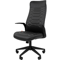 Кресло для руководителя Easy Chair 673 TPU черное (экокожа, пластик) фото Кресло для руководителя Easy Chair 673 TPU черное (экокожа, пластик)
