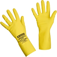 Перчатки КЩС латексные TOPFORT Профхим Лат К50 Щ50 цв.желтый р.8