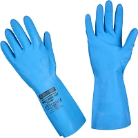 Перчатки КЩС нитриловые TOPFORT Профхим Нит К80 Щ50 цв.синий разм 9