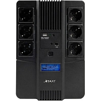 ИБП Бастион SKAT-UPS AI 800ВА/480Вт лин.-инт. 6xEURO(8935) фото ИБП Бастион SKAT-UPS AI 800ВА/480Вт лин.-инт. 6xEURO(8935)