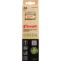 Батарейка Комус Green AA/LR6 12 шт/уп фото Батарейка Комус Green AA/LR6 12 шт/уп