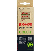 Батарейка AAA мизинчиковая Комус Green (12 штук в упаковке) фото Батарейка AAA мизинчиковая Комус Green (12 штук в упаковке)