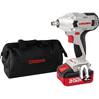 Гайковерт аккумуляторный Crown CT22015HX-4 TB