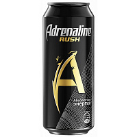 Напиток энергетический Adrenaline Rush газированный 0.449 л фото Напиток энергетический Adrenaline Rush газированный 0.449 л