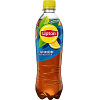 Чай холодный Lipton черный лимон 0.5 л фото Чай холодный Lipton черный лимон 0.5 л