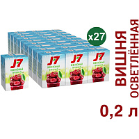 Нектар J7 вишневый 0.2 л фото Нектар J7 вишневый 0.2 л