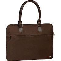 Сумка для ноутбука 15.6" BigTech Bright коричневая (LB-BT-01BR)