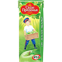 Сок Сады Придонья яблочный из зеленых яблок 0.2 л фото Сок Сады Придонья яблочный из зеленых яблок 0.2 л