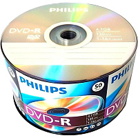 Диск DVD-R Philips 4.7 ГБ 16x bulk DM416U50F/97 (50 штук в упаковке) фото Диск DVD-R Philips 4.7 ГБ 16x bulk DM416U50F/97 (50 штук в упаковке)