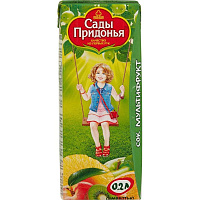 Сок Сады Придонья мультифруктовый с мякотью 0.2 л фото Сок Сады Придонья мультифруктовый с мякотью 0.2 л