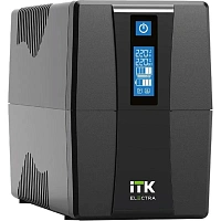 ИБП ITK Electra EET-0800VA-1-001 480Вт 800ВА черный фото ИБП ITK Electra EET-0800VA-1-001 480Вт 800ВА черный