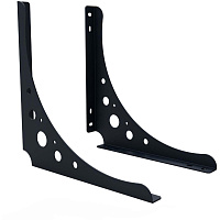 Кронштейн набор для полки S250B (черный) фото Кронштейн набор для полки S250B (черный)