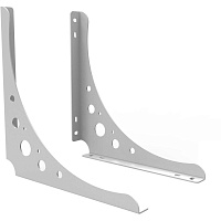 Кронштейн набор для полки S250W (белый) фото Кронштейн набор для полки S250W (белый)