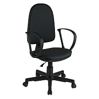 Кресло оператора Helmi HL-M30 "Престиж", кожзам черный фото Кресло оператора Helmi HL-M30 "Престиж", кожзам черный