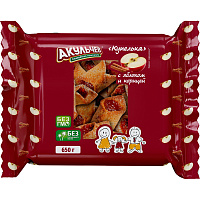 Печенье сдобное Акульчев Купелька с яблоком и корицей 650 г фото Печенье сдобное Акульчев Купелька с яблоком и корицей 650 г