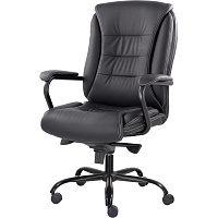 Кресло для руководителя Easy Chair СН-708 Ровер черное (экокожа, металл) фото Кресло для руководителя Easy Chair СН-708 Ровер черное (экокожа, металл)