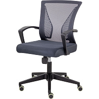 Кресло офисное Easy Chair СН-800 Энжел серое (сетка, пластик) фото Кресло офисное Easy Chair СН-800 Энжел серое (сетка, пластик)