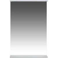 Зеркало Бора-бора 50 с полкой (белый, 500х765 мм)