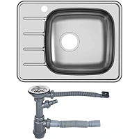 Мойка комплект Юкинокс Гранд GRM600.480 -GT6K 1R&S701 с выпуском нерж сталь