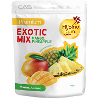 Смесь Фруктовый микс Filipino Sun Экзотик манго-ананас 100 г фото Смесь Фруктовый микс Filipino Sun Экзотик манго-ананас 100 г