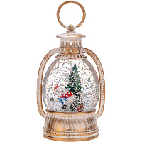 Светильник декоративный Фонарик с эфф снегопада подсветкой,501-183