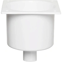 Мойка полипропиленовая 160х160х158 д/отвода 40 ПП, 2.95.01.6021, ПП