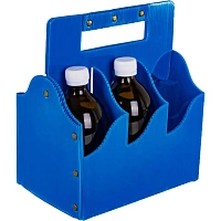 Переноска на 6 бутылок (0,5 л стекло) полипропилен (гофра), 5.02.01.2465