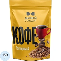 Кофе Деловой стандарт растворимый дой-пак, 150г
