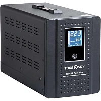 Источник бесперебойного питания Turbosky 1000VA Pure Sine без батареи (1000vaPS) фото Источник бесперебойного питания Turbosky 1000VA Pure Sine без батареи (1000vaPS)