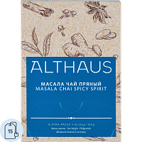 Чай черный Althaus Bio Masala Chai Spicy Spirit 15 пирамидок фото Чай черный Althaus Bio Masala Chai Spicy Spirit 15 пирамидок