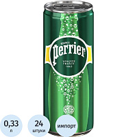 Вода минеральная Perrier столовая газированная ж/б 0.33 л фото Вода минеральная Perrier столовая газированная ж/б 0.33 л